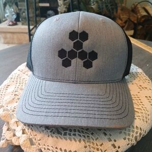 Richardson Black and Gray Mesh Cap